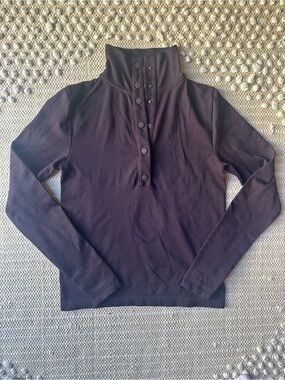 Athleta Flurry Henley in Purple Size S